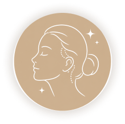 Invisible Lift face line icon