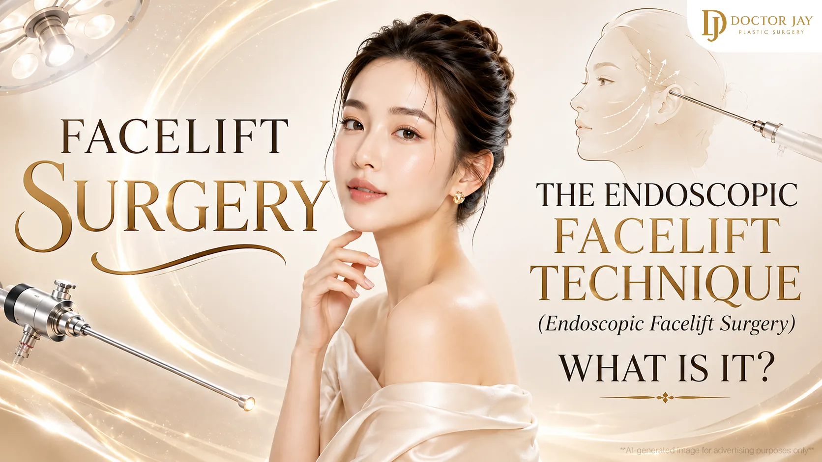 What is an endoscopic facelift, a facelift surgery performed through small incisions