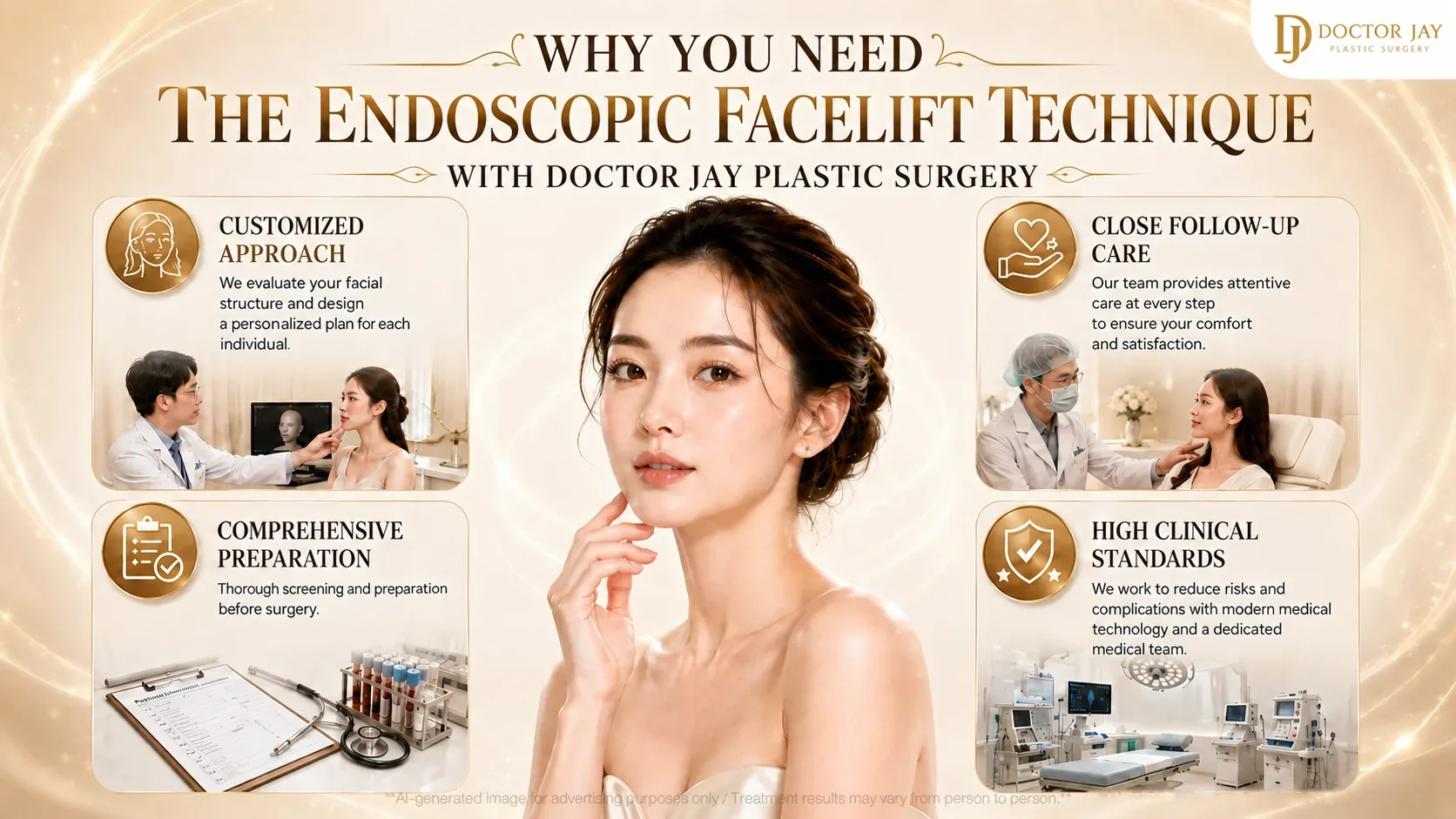 Why choose the endoscopic facelift technique with Doctor Jay Plastic Surgery